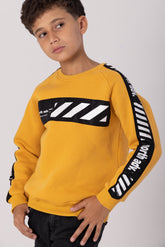 North Ad. Striped Sweatshirt